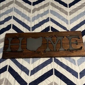 Charming Wooden Home Wall Art with Gray Accents